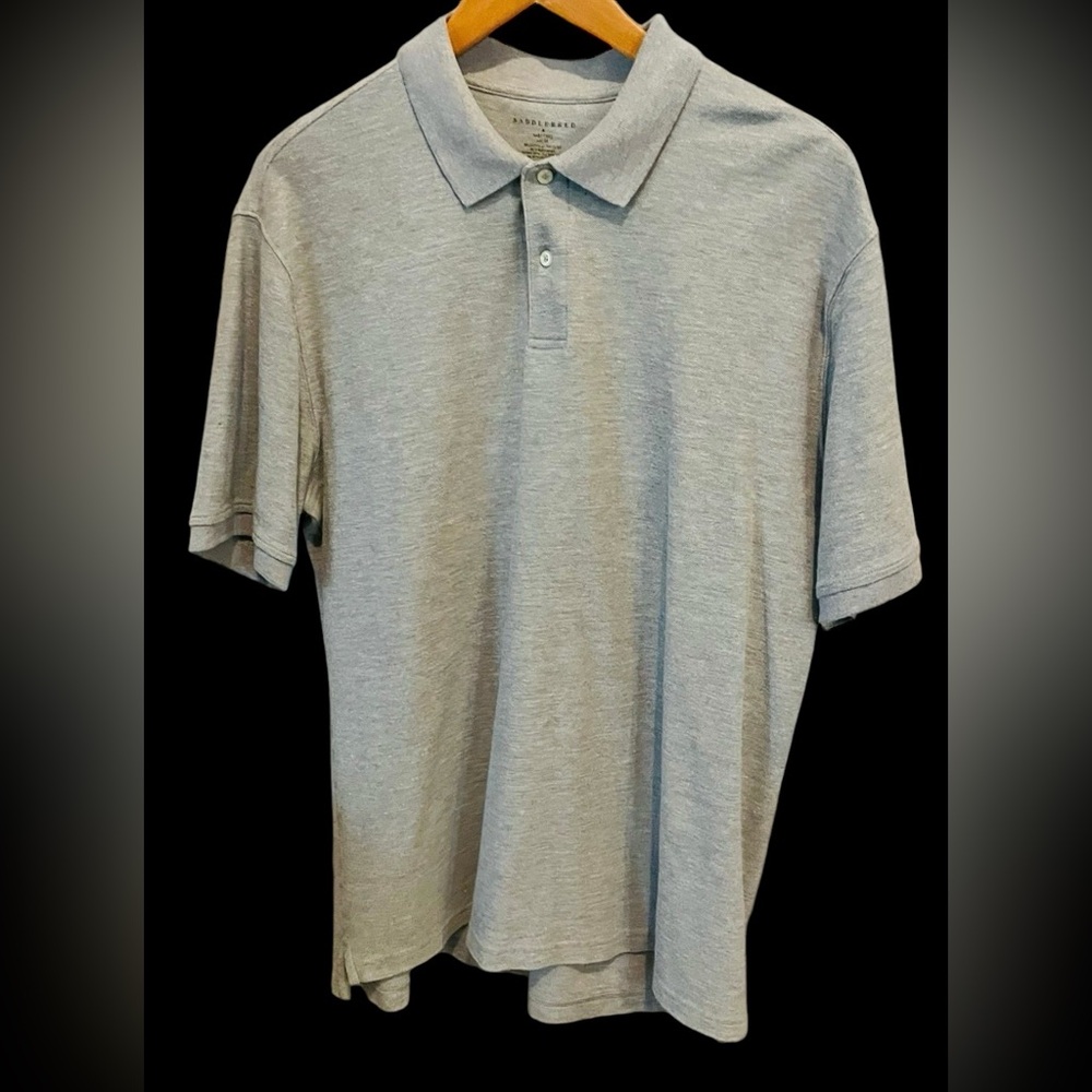 Saddlebred Men’s Gray Polo Size Large